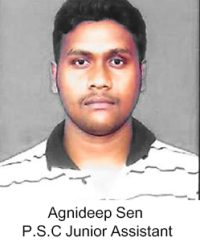 (Agnideep Sen P.S.C Junior Assistant)
