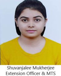 Shuvanjalee Mukherjee Extension Officer & MTS